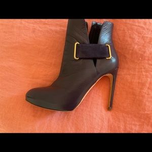 Rupert Sanderson Blue booties